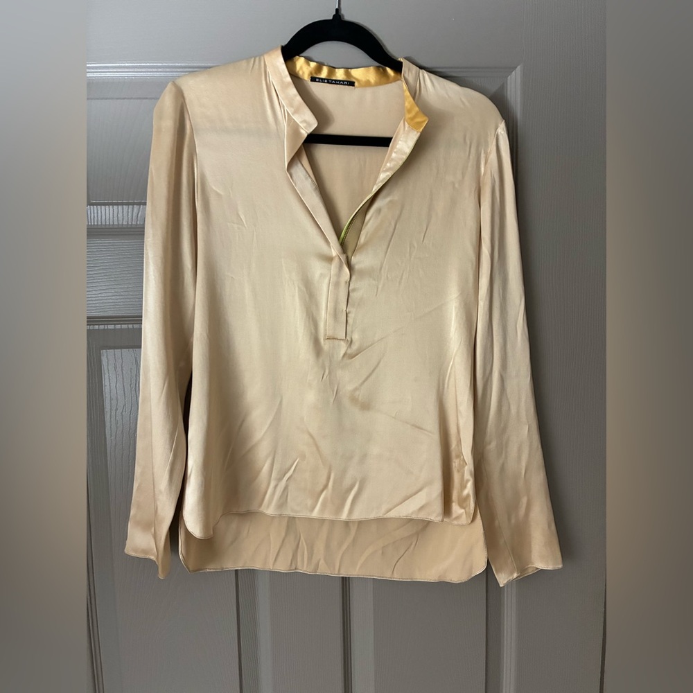 Elie Tahari Gold Women's Blouse